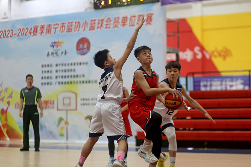 2023—2024 赛季南宁市篮球协会小篮球会员单位联赛顺利举办